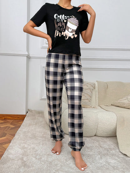 Three-piece women's comfortable pajamas New style shorts long pants short sleeved casual home wear
