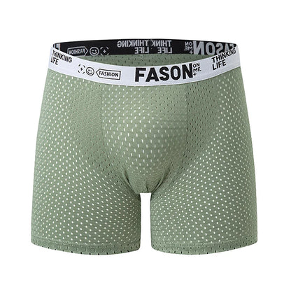 5-piece Set Of Men's Solid Color Underwear Breathable Quick Drying Fashionable Sporty Comfortable And Suitable For Teenagers