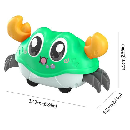 Children's Fun Double Return Force Left and Right Shake Simulation Crab Toy Baby Running Bubble Simulation Crab Crab Crawling