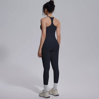 Quick Drying Legging Outdoor Running Yoga Set for Womans High Waisted Push Up Female Pants Gym Sexy Beautiful Back Vest Yoga Set
