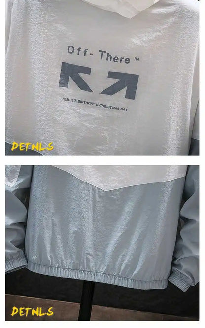 Korean Style Sun Protection Hoodie Jacket for Men Thin Breathable UV Shield Outdoor Windbreaker Fishing Hiking Sun Jacket Unisex