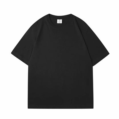 WAVLATII New Women Solid Cotton T shirts Female Dark Green Oversized Casual Soft Tees Unisex Short Sleeve Summer Tops