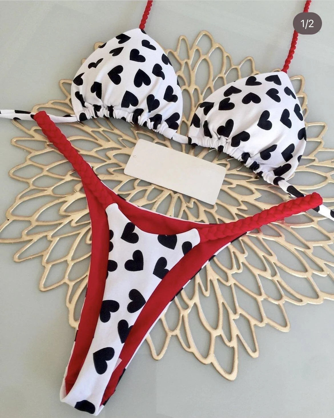 High Waist Bikini - Sexy Thong Two Piece Set Zebra Print Brazilian Swimwear Women