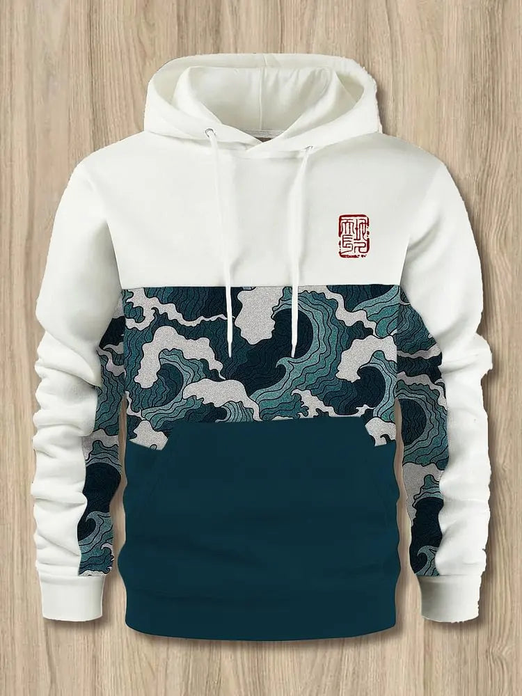 New Autumn And Winter Men's 3D Print Hoodies Japanese Harajuku Fashion Casual Sports Hooded Anime Beast Pattern Man Hoodie