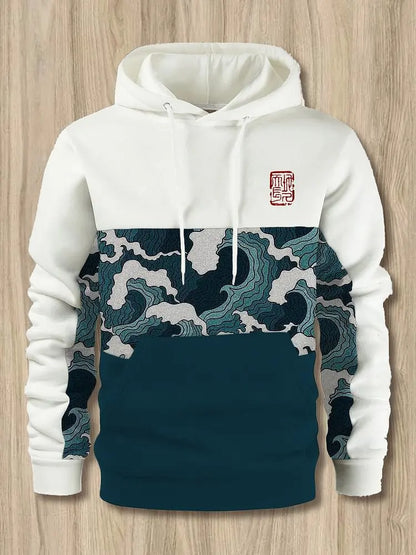 New Autumn And Winter Men's 3D Print Hoodies Japanese Harajuku Fashion Casual Sports Hooded Anime Beast Pattern Man Hoodie