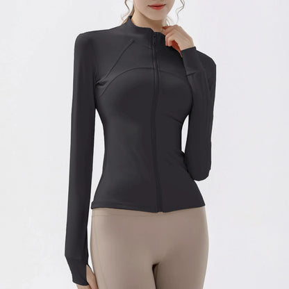 Women's Sports Jacket – Lightweight Running Jacket | Breathable Gym Workout Coat