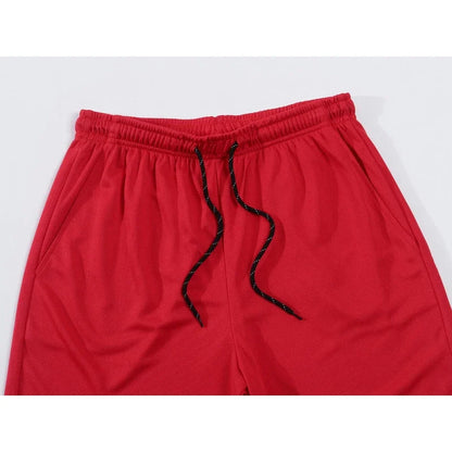 Men's Running Shorts Casual Sports Breathable Mesh Quick Dry Shorts Outdoor Hiking Clothing Fitness Quick Dry Drawstring Shorts