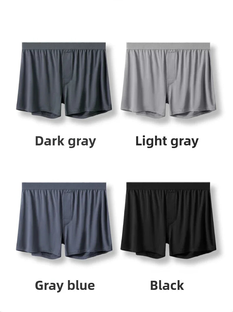4Pack Modal Mens Aro Pants Mid-Waist Mens Underpants Loose Pajama Pants Breathable Boxers for Men