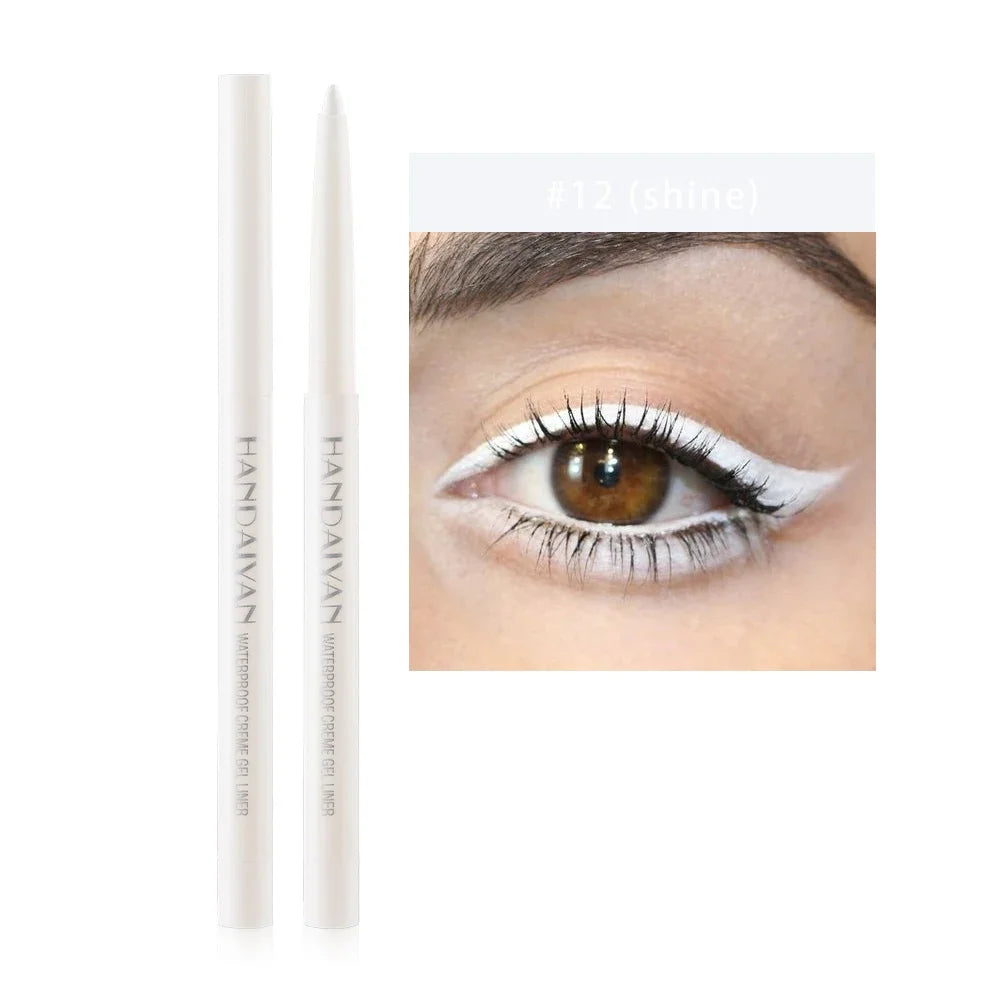 Matte Eyeliner Pencil - Waterproof Gel Pencil With 20 Colorful Shades | Long Lasting, Quick Dry
