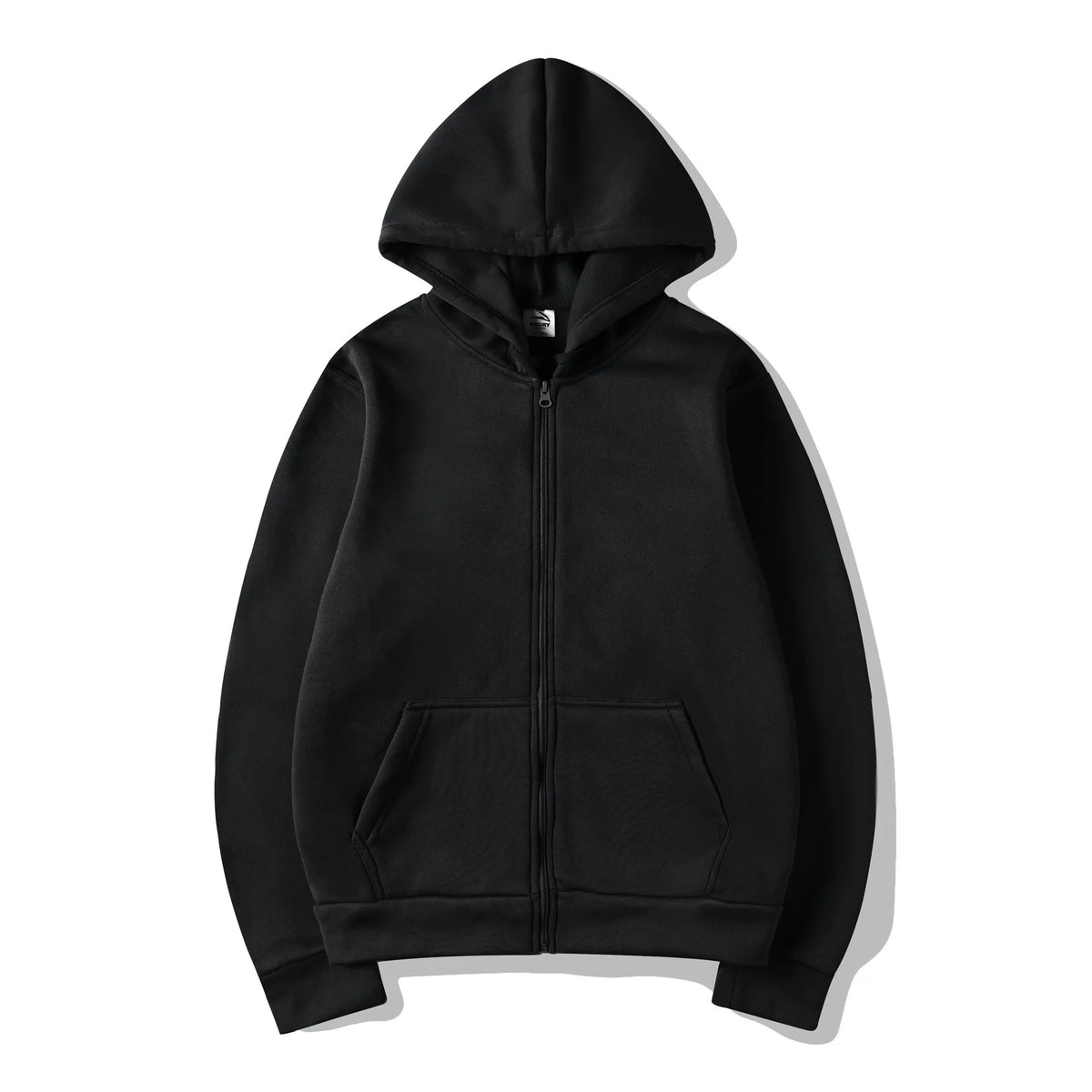 2025New Trendy Sweatshirt Coat Front Pockets Warm Zipper Lamb Wool Jacket Men and Woman Autumn Winter Pure Color Cardigan Hoodie