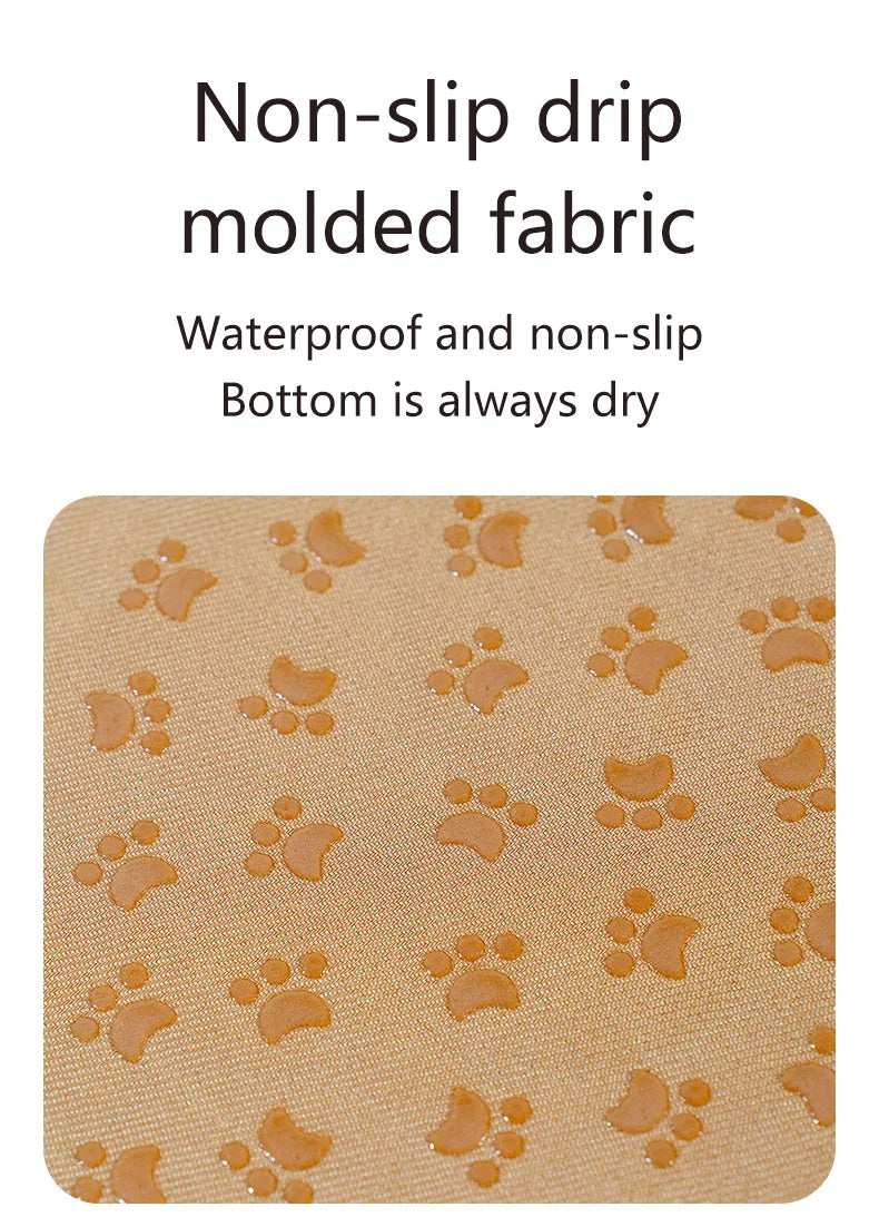 BIAI Winter New non-slip Mat for Pets Waterproof Dog Pee Pad Breathable Cat Mat Washable Pet Diaper Pad High Absorbent Pet Mat