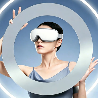Heated Smart Vibration Eye Massager Airbag Compress Eye Care Instrument Bluetooth Music Eye Massage Sleepping Mask Relax Fatigue