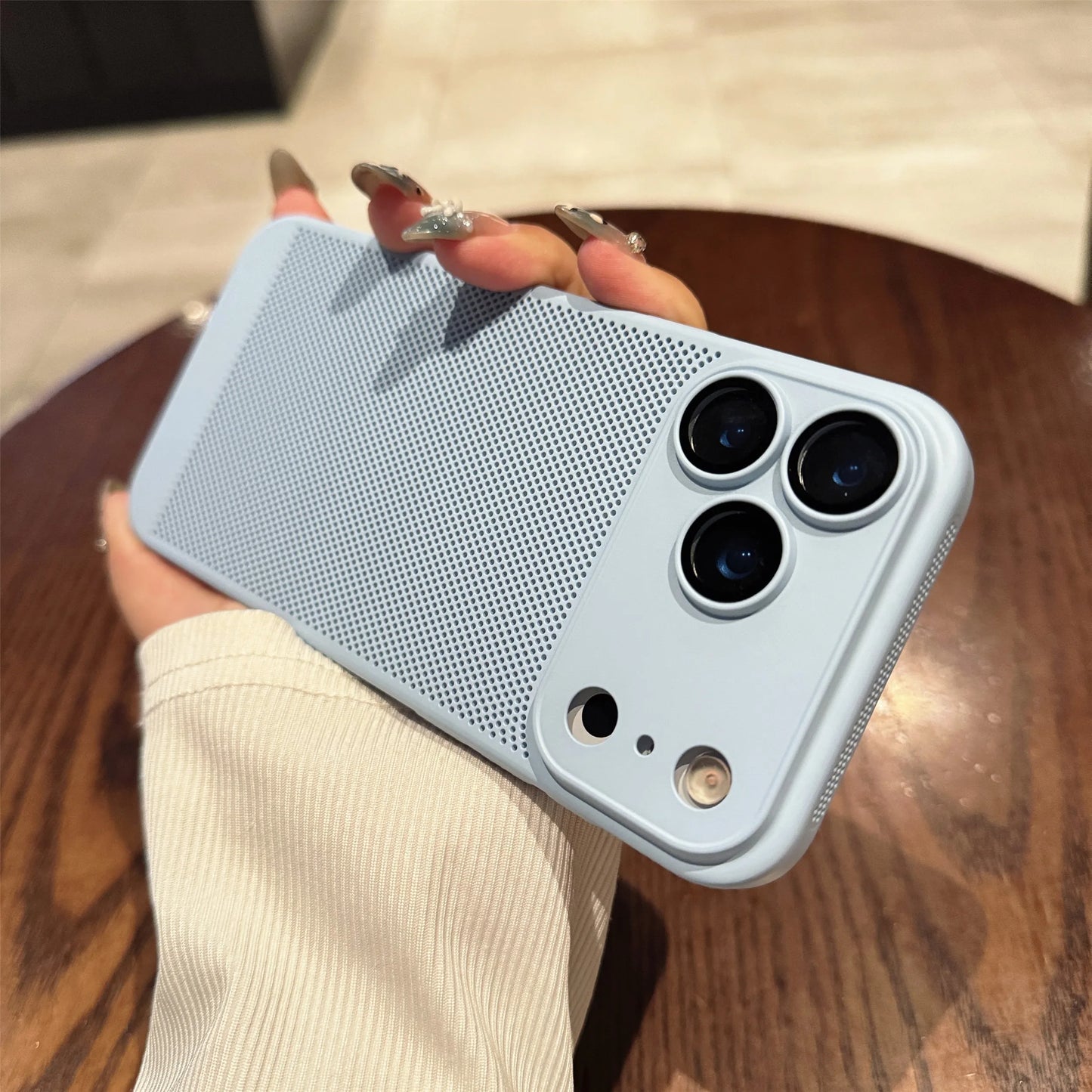 Ultrathin Heat Dissipation Case with Lens Protector for iPhone 1716151413 Pro Max Plus