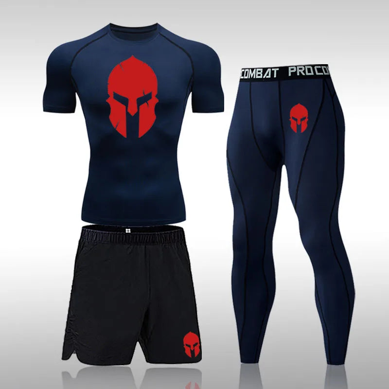 Men Sport Suits - Compression Workout Gear | Rashguard Shirts & MMA Fightwear