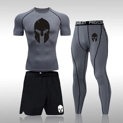 Men Sport Suits - Compression Workout Gear | Rashguard Shirts & MMA Fightwear