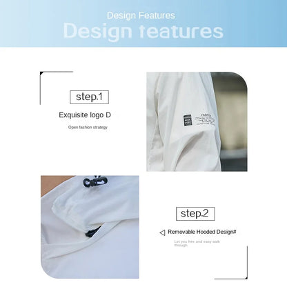 2025Summer Hooded Jacket Men Women Waterproof Sun Protection Clothing Fishing Hunting Clothes Quick Dry Skin Windbreaker