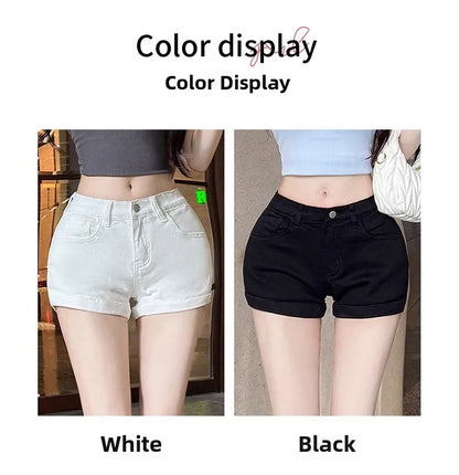 American Sle Hot Girl Low Waist Hip Enhancing Denim orts Women Summer New Slimming Small Size Versatile Hot Pants