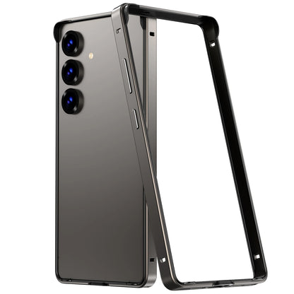 Hybrid Silicone Frame Aluminum Metal Phone Case for Samsung Galaxy S26 S25 Ultra S24 Plus Better Heat Bumper