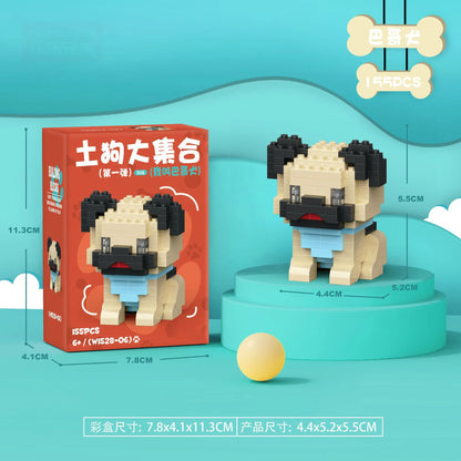 Micro Building Blocks - Creative Animal Brick Set | DIY Mini Construction Toys Kit