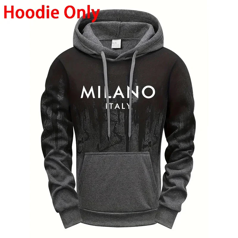 Mens Set/Hoodie/Pants Italy Fashion Hoodie and Sweatpants Fall Winter Casual Sports Tracksuit Outdoor Hooded Jogger Outfit S-4XL