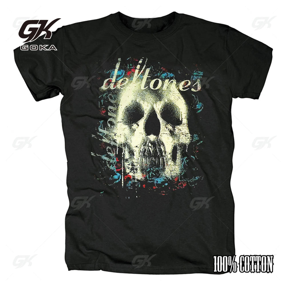 Deftones Cotton Singer Band T Shirt Men Women Hip Hop Rock Tee Fashion Short Sleeve T Shirt Summer Clothes T-shirts Tops