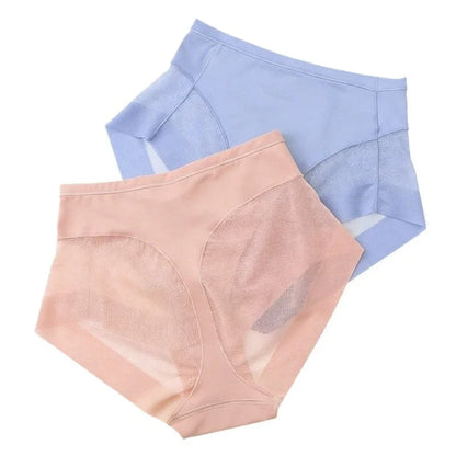 Womens Slimming Panties High Waist Ice Silk Tummy Control Briefs Female Trainer Shaping Underpants Butt Lifter Shapewear