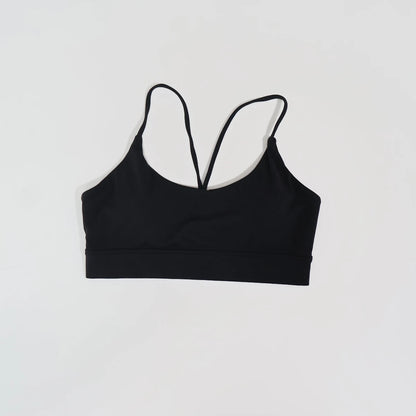 Ctenkevet Summer Women's Cross-Back Yoga Sports Bra Quick-Dry Fitness Running Top Tight-Fitting Underwear for Active Women