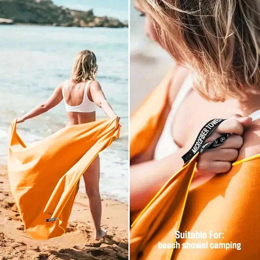 Outdoor Sports Super Absorbent Soft Quick Drying Towel, Travel Towel, can be used for travelling, yoga, beach，bathing