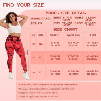 High Waisted Yoga Leggings - Seamless Butt Lifting Tummy Control Pants for Women