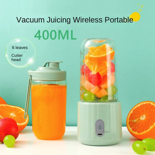 Portable Electric Fruit Juicer  Blender - Double Cup USB Mixer