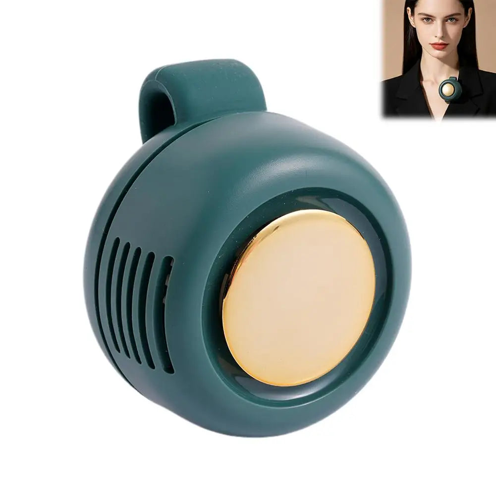 Portable Fan Clip-on Wearable Neck Fan 3-speed Belt Fan Powered By Rechargeable Battery USB Rechargeable Pocket Fan 360 Degree