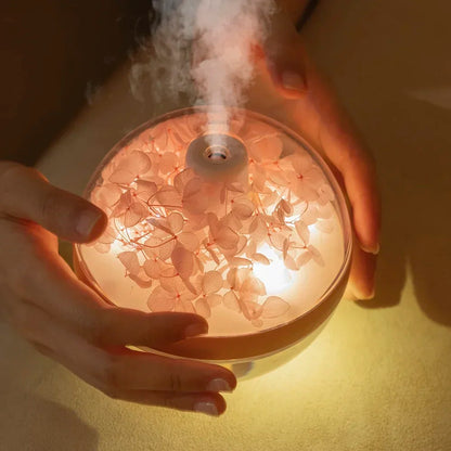 270ML USB Rechargeable Air Humidifier with LED Light - Home Hydration Mist Maker - ZOOMNSTORE