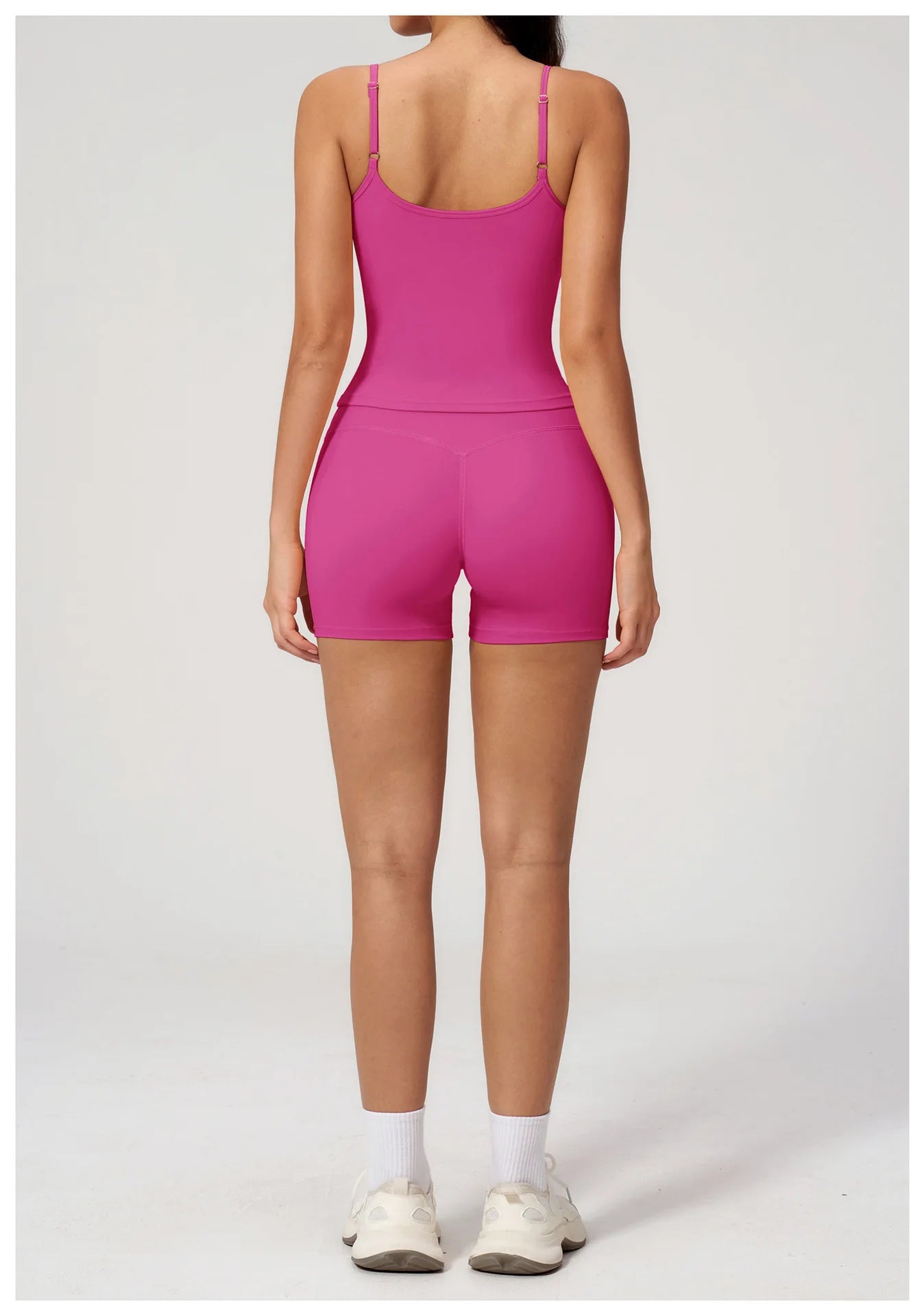 Summer Yoga Set 2 Pieces Women Tracksuit Workout Clothes Sports Outfits High Waist Shorts Fitness Sports Suit Female Gym Clothes