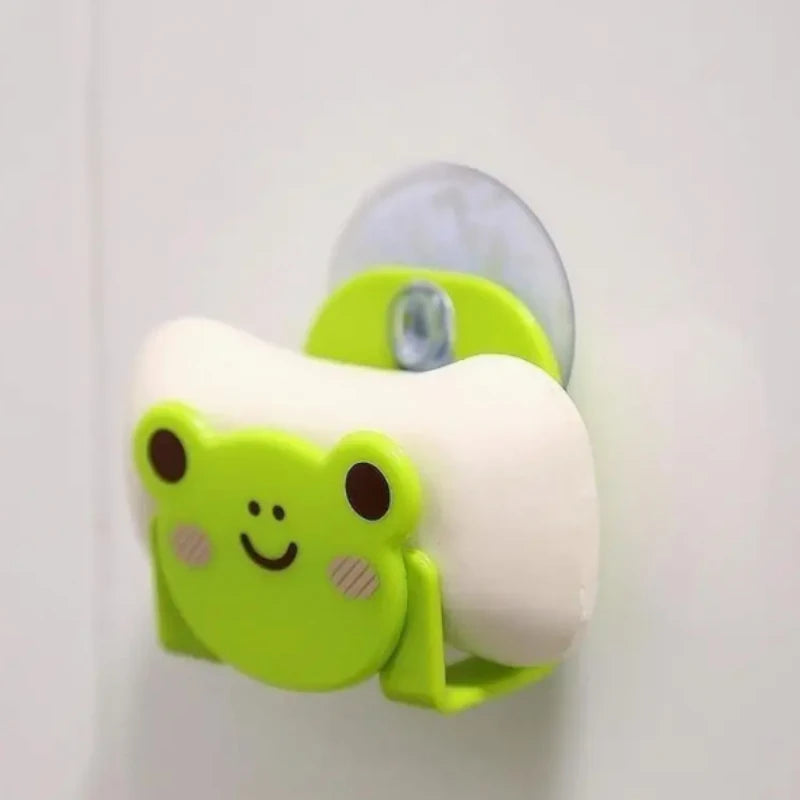 Kitchen Sink Drain Rack - Suction Cup Wall Mounted Sponge & Soap Storage Holder