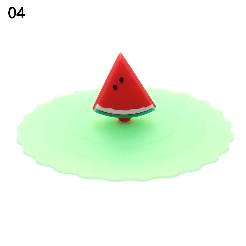 Silicone Cup Lids – Cute 10cm Leakproof Heat-Resistant Mug Covers