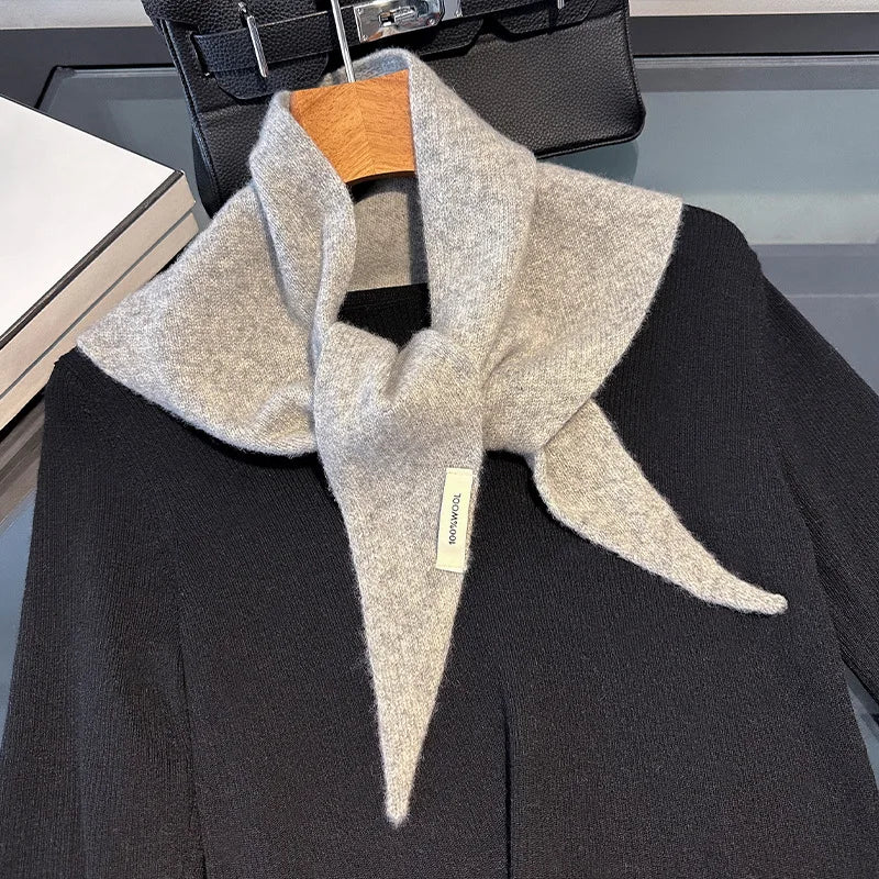 Wool Winter Scarf - Long Warm Cashmere Shawl For Women | Cozy Knit Pashmina Wrap