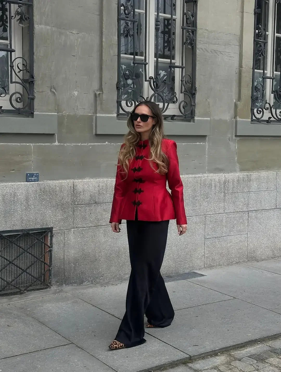 Elegant Satin Coat – Women's Satin Jacket With Cinched Waist & Button Closure