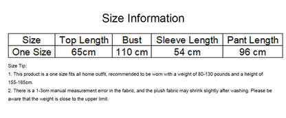 Winter Women's Pajamas Homewear Suit New Coral Fleece Warm Set of Fall and Winter Comfortable Warm Pajamas Homewear Suit