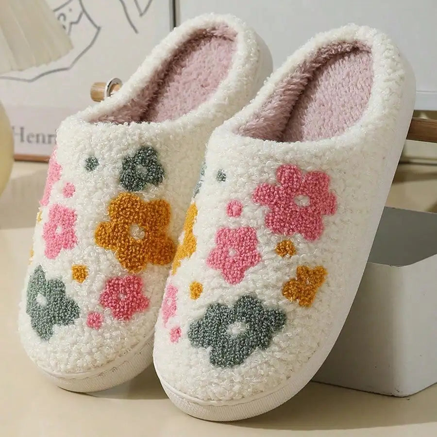 Warm Slippers - Anti Slip Soft Sole Children & Adult Cozy House Footwear