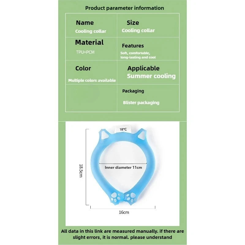 PCM Cooling Neck Ring – 18°C Self-Activating Cool Collar