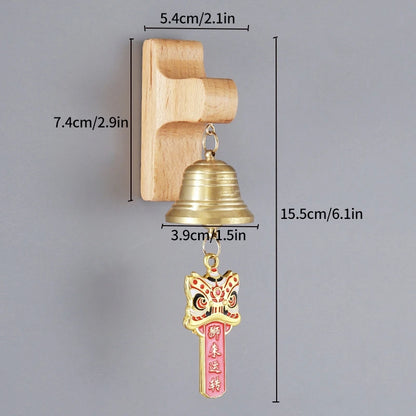 Wooden Door Bell Japanese Wind Chime Door Chime Room Decor Home Front Doorbell Landscape Bell Shopkeeper Remind Bell 풍경