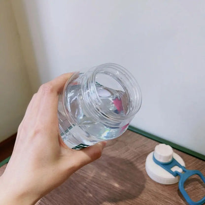 Plastic Sport Bottle Fitness Water Bottle Leakproof Water Bottle 600ml/800ml/1000ml High Temperature Resistant Water Cup Summer