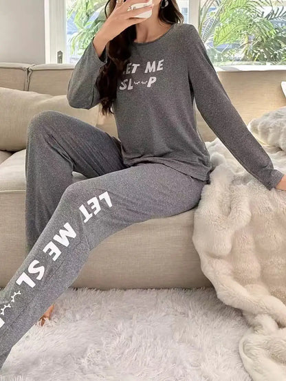 Sleepwear Women's Nightgown Long Sleeve Pajamas Ladies Pj Sets for Woman Pyjamas Set Pajama Girl Home Wear Set Homewear Female