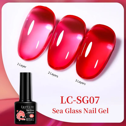 Gel Nail Polish - LILYCUTE UV Gel Varnish 7ML | Soak Off, Long Lasting Colors