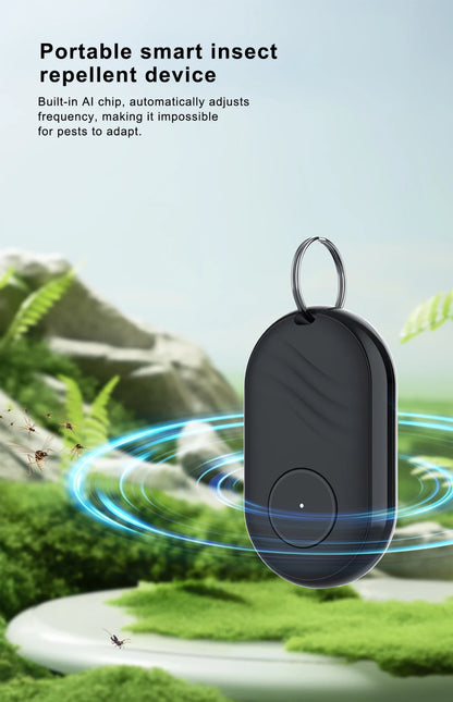 M63 Mosquito Repellent Pendant Mosquito Proof Keychain Children Adults Outdoor Portable Ultrasonic Insect Repellent Rechargeable