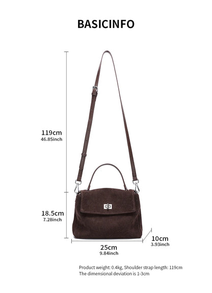 Genuine Leather Crossbody - Women's Soft Leather Messenger Bag With Zipper Closure