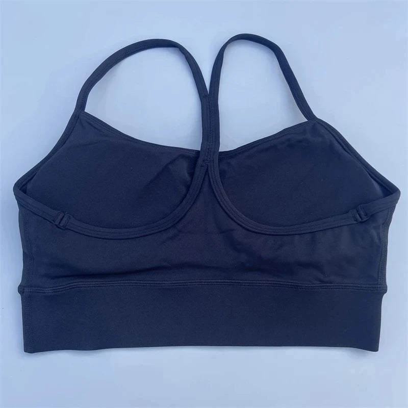 Women Fitness Sports Bra – Y-Line Straps High Strength Breathable Gym Top