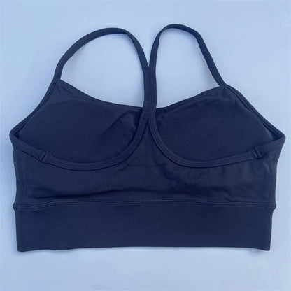 Women Fitness Sports Bra – Y-Line Straps High Strength Breathable Gym Top