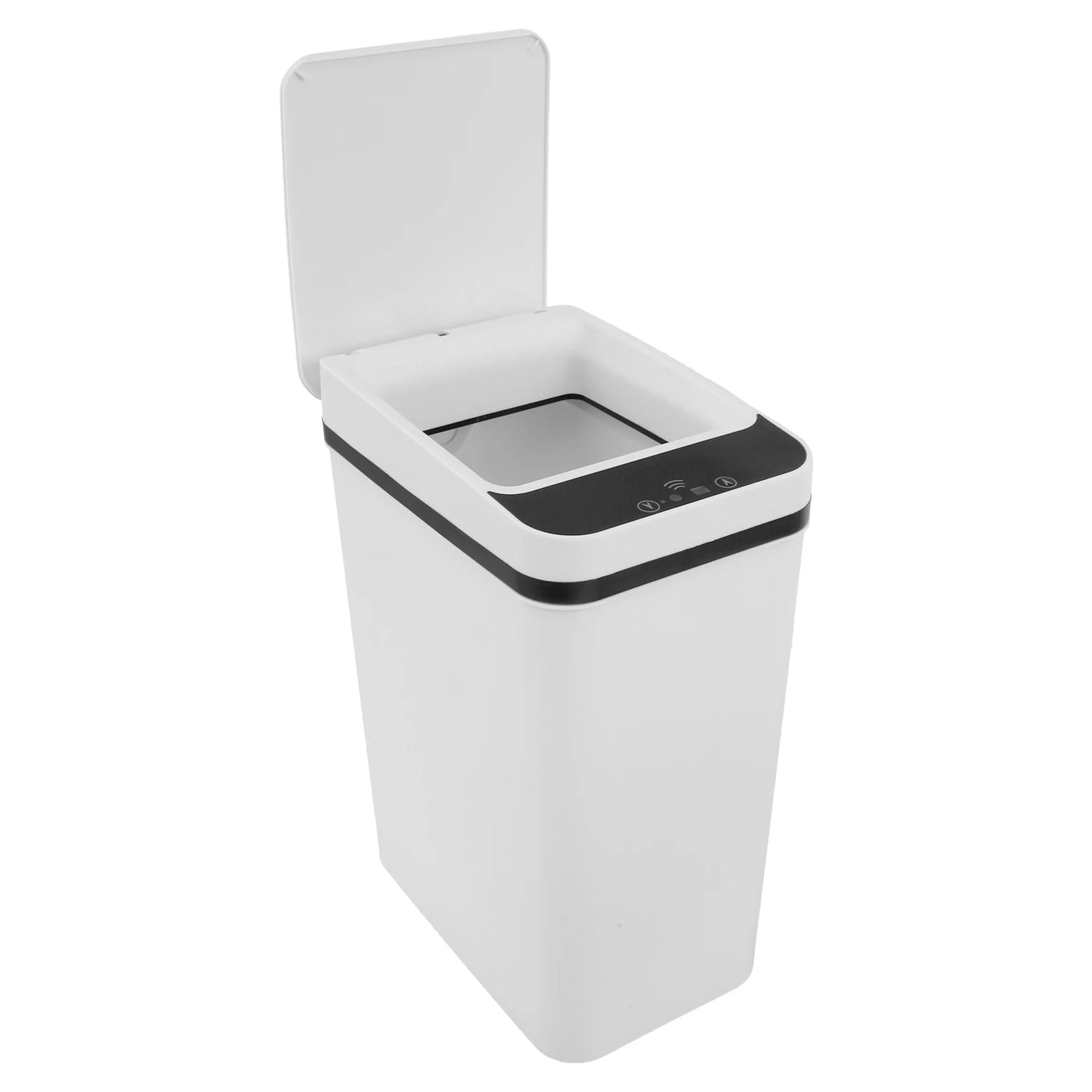 Touchless Infrared Trash Can - 12L Smart Sensor Wastebasket for Kitchen  Bathroom