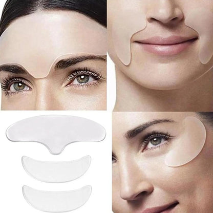 HOMEFISH Wrinkle-Reducing Forehead & Eye Care Kit - Anti-Aging Gel Patches, Firming Lift Masks & Forehead Line Remover